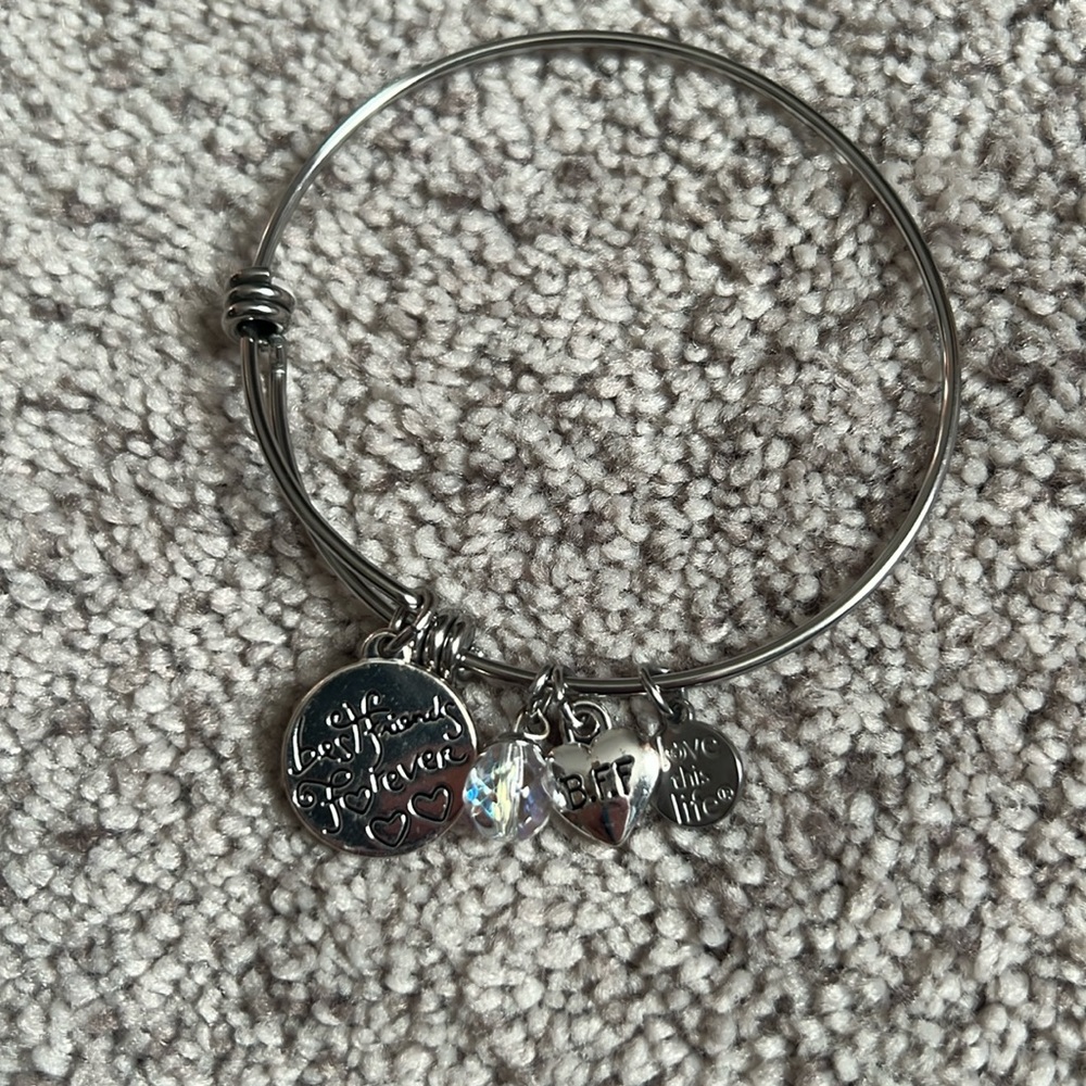 Sisters / BFFs Silver Bracelet